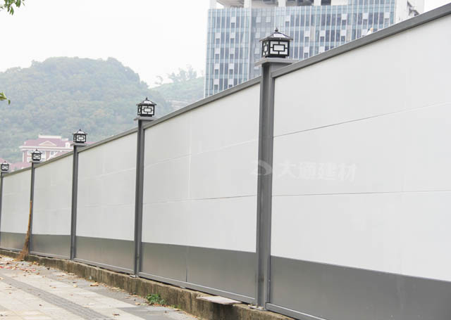 烤漆圍擋-東莞樟木頭道路修建施工圍擋工程-東莞-深圳市大通建材有限公司鋼圍擋生產(chǎn)定制廠家